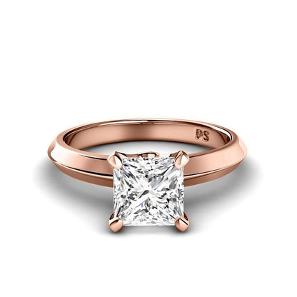 0.50-3.00 CT Princess Cut Lab Grown Diamonds - Solitaire Ring - Primestyle.com