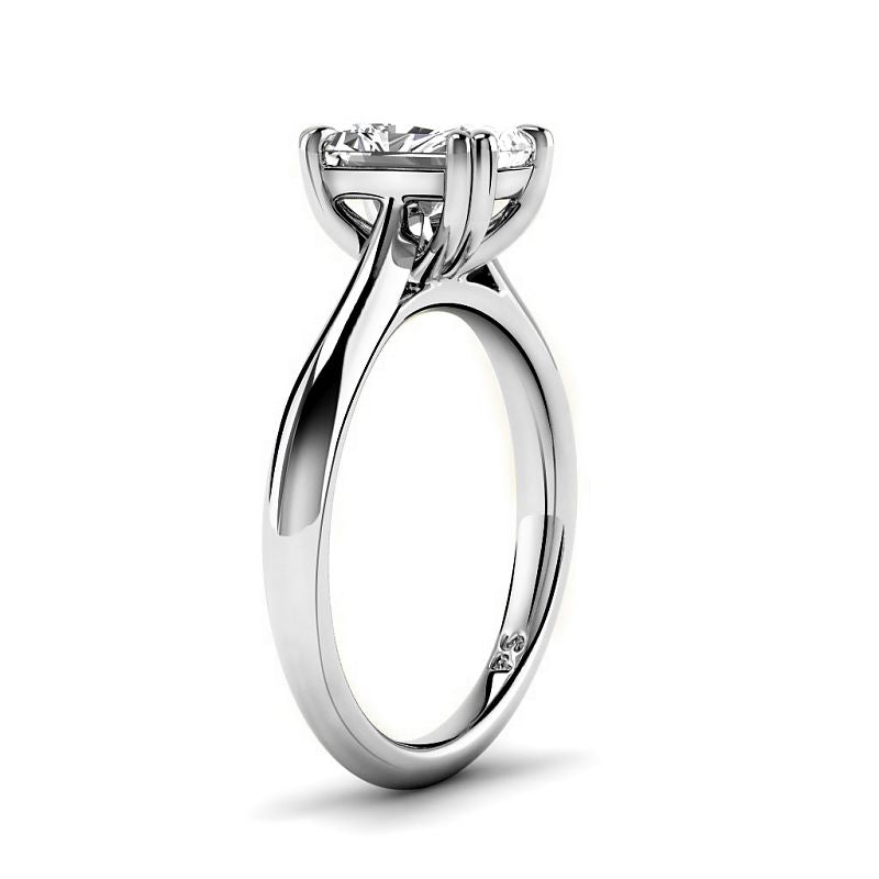 0.50-3.00 CT Radiant Cut Lab Grown Diamonds - Solitaire Ring - Primestyle.com