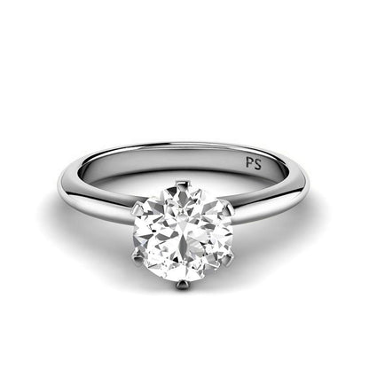 0.50-3.00 CT Round Cut Lab Grown Diamonds - Solitaire Ring - Primestyle.com