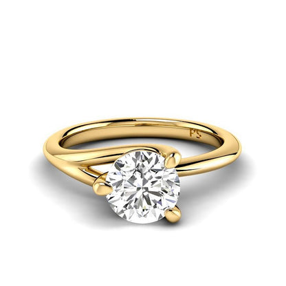 0.50-3.00 CT Round Cut Lab Grown Diamonds - Solitaire Ring - Primestyle.com