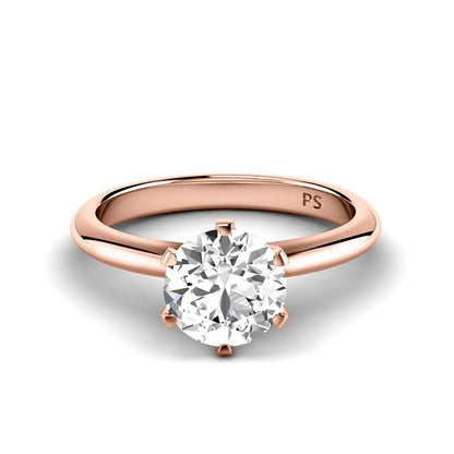 0.50-3.00 CT Round Cut Lab Grown Diamonds - Solitaire Ring - Primestyle.com