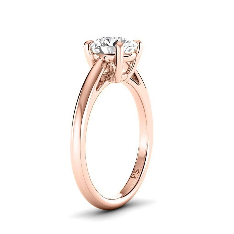 0.50-3.00 CT Round Cut Lab Grown Diamonds - Solitaire Ring - Primestyle.com