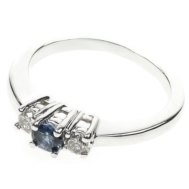 0.50 CT Round Cut Natural Diamonds - Three Stone Rings