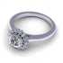 0.55-1.70 CT Round Cut Diamonds - Halo Ring - Primestyle.com