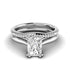 0.60-3.10 CT Round & Radiant Cut Lab Grown Diamonds - Bridal Set - Primestyle.com