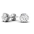 0.60-5.00 CT Round Cut Lab Grown Diamonds - Stud Earrings - Primestyle.com