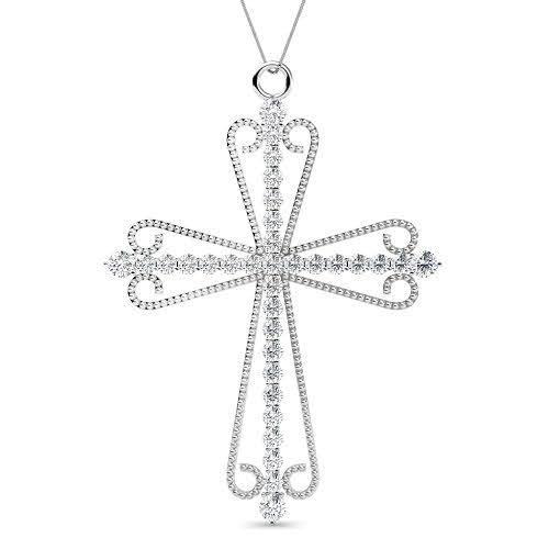 0.60 CT Round Cut Natural Diamonds - Diamond Pendants