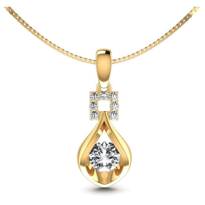 0.60 CT Round Cut Diamonds - Fashion Pendant - Primestyle.com