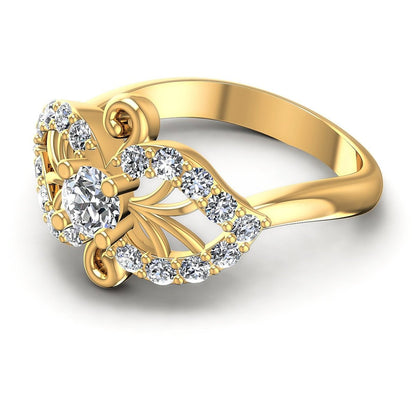 0.60 CT Round Cut Diamonds - Fashion Ring - Primestyle.com