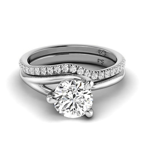 0.65 - 6.15 CT Round Cut Diamonds - Bridal Set - Primestyle.com
