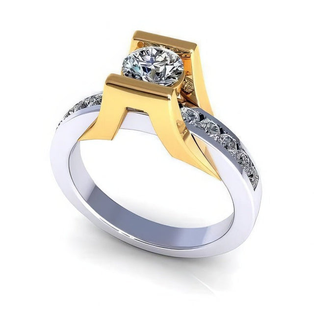0.70-1.85 CT Round Cut Natural Diamonds - Solitaire Rings