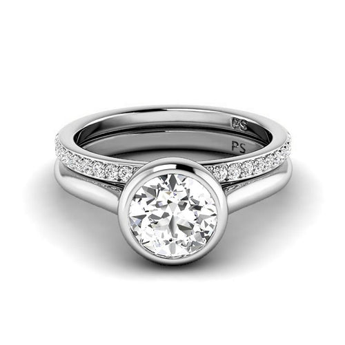 0.70 - 6.20 CT Round Cut Diamonds - Bridal Set - Primestyle.com