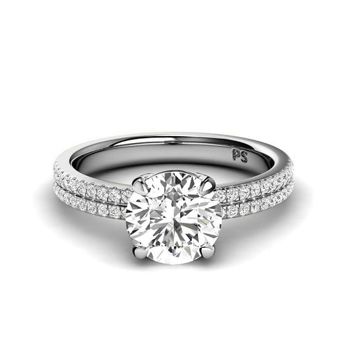 0.70 - 6.20 CT Round Cut Diamonds - Engagement Ring - Primestyle.com