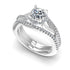 0.75-1.90 CT Round Cut Diamonds - Bridal Set - Primestyle.com