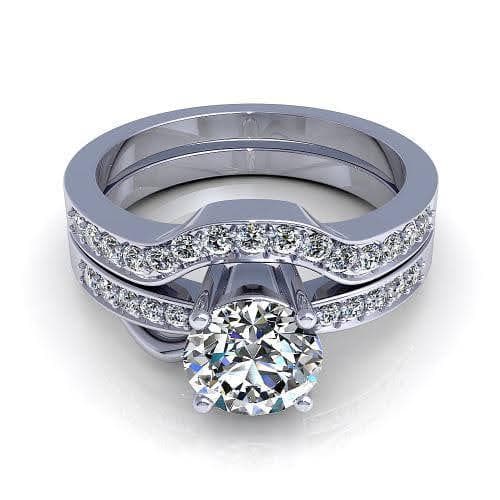 0.75-1.90 CT Round Cut Diamonds - Bridal Set - Primestyle.com