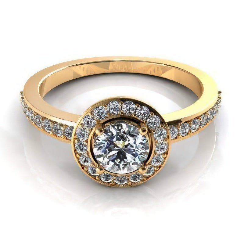 0.75-1.90 CT Round Cut Diamonds - Engagement Ring - Primestyle.com