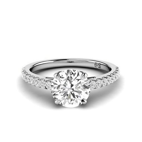0.75 - 6.25 CT Round Cut Diamonds - Engagement Ring - Primestyle.com
