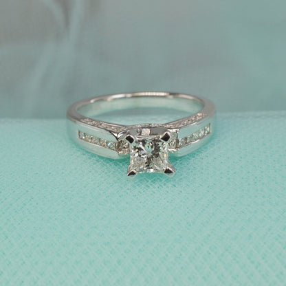 0.80-1.95 CT Round &amp; Princess Cut Diamonds - Engagement Ring - Primestyle.com