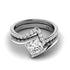 0.80-3.30 CT Round & Princess Cut Lab Grown Diamonds - Bridal Set - Primestyle.com
