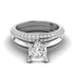 0.85-3.35 CT Round & Princess Cut Lab Grown Diamonds - Bridal Set - Primestyle.com