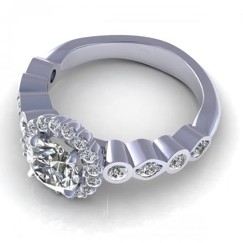 0.90-2.05 CT Round Cut Diamonds - Engagement Ring - Primestyle.com