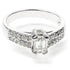 0.90-2.05 CT Round & Emerald Cut Diamonds - Engagement Ring - Primestyle.com