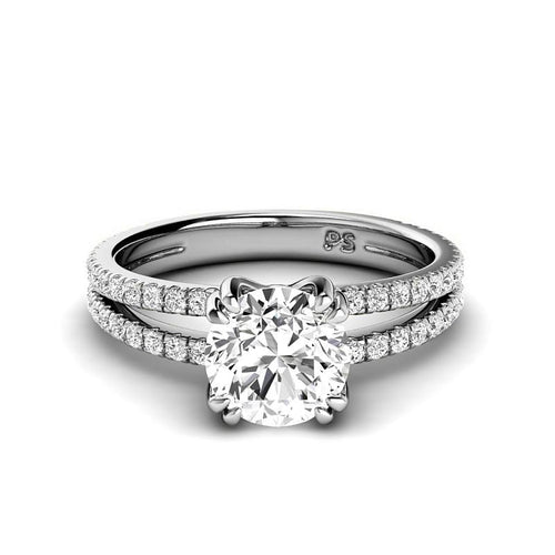 0.90 - 6.40 CT Round Cut Diamonds - Engagement Ring - Primestyle.com
