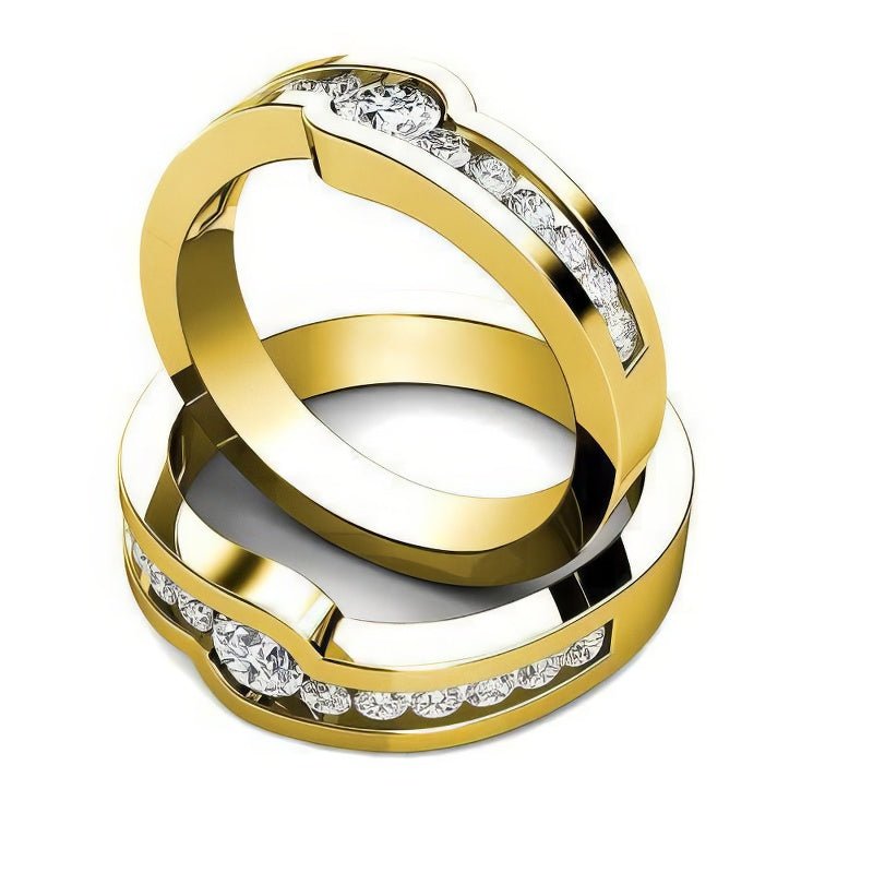 0.90 CT Round Cut Diamonds - Wedding Set - Primestyle.com