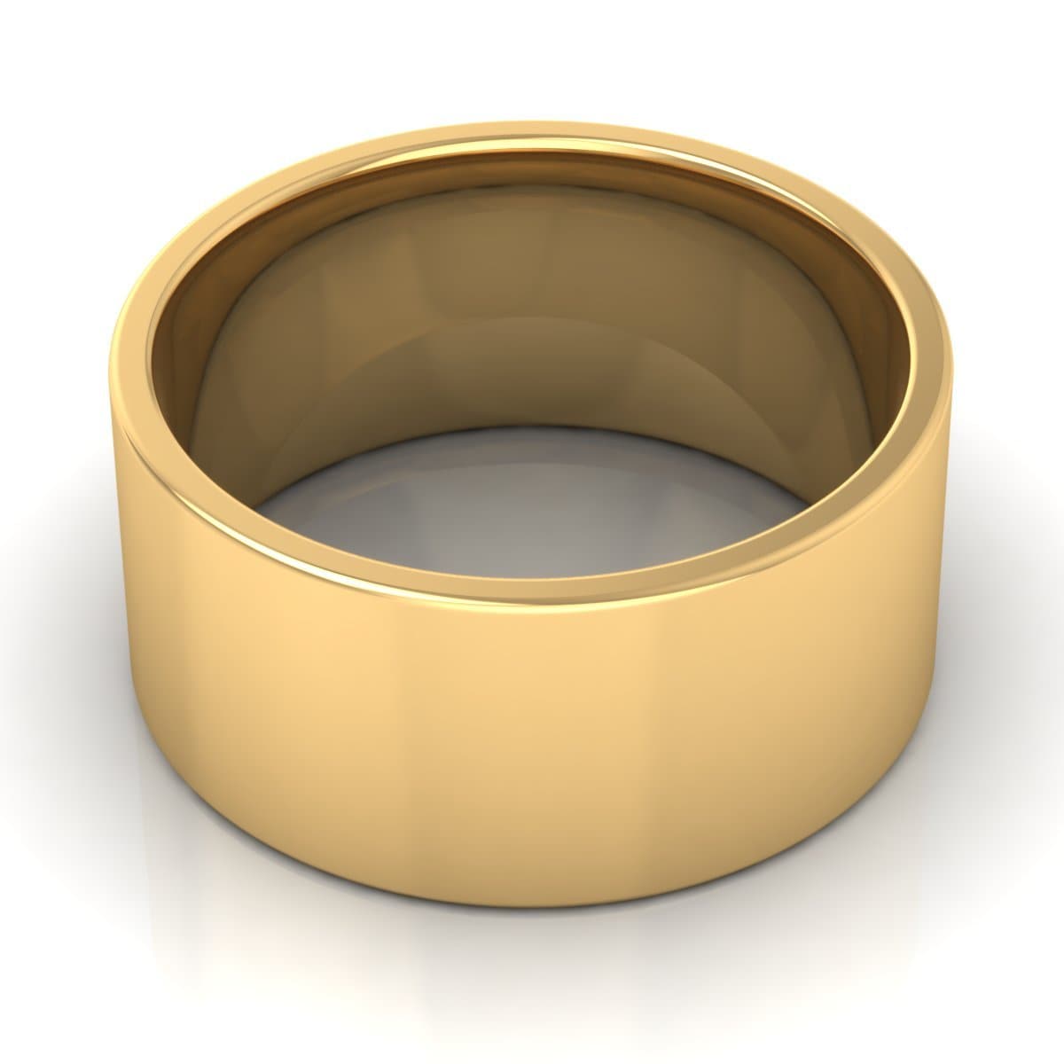 1.0 mm Comfort Fit Plain Wedding Band in 14KT, 18KT &amp; Platinum - Primestyle.com