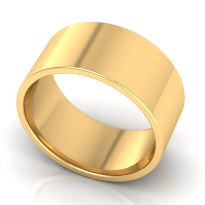 1.0 mm Comfort Fit Plain Wedding Band in 14KT, 18KT &amp; Platinum - Primestyle.com