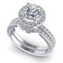 1.00-2.15 CT Round Cut Diamonds - Bridal Set - Primestyle.com