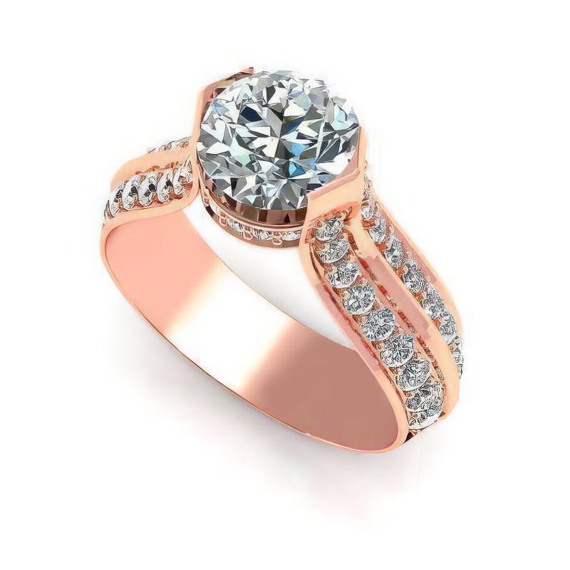 1.00-2.15 CT Round Cut Diamonds - Engagement Ring - Primestyle.com