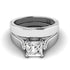 1.00-3.50 CT Round & Princess Cut Lab Grown Diamonds - Bridal Set - Primestyle.com