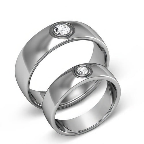 1.00 CT Round Cut Diamonds - Wedding Set - Primestyle.com