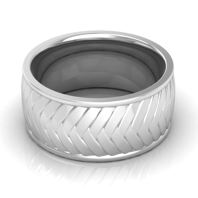 10.0 mm Plain Wedding Band in 14KT, 18KT & Platinum