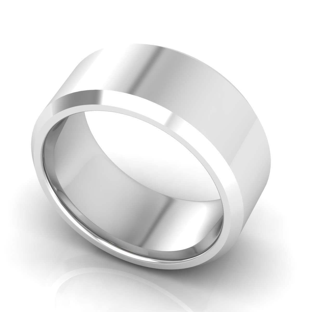 10.0 mm Plain Wedding Band in 14KT, 18KT &amp; Platinum - Primestyle.com