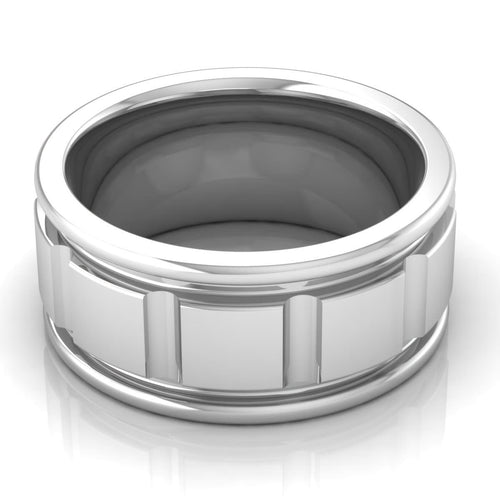 10.0 mm Plain Wedding Band in 14KT, 18KT & Platinum - Primestyle.com