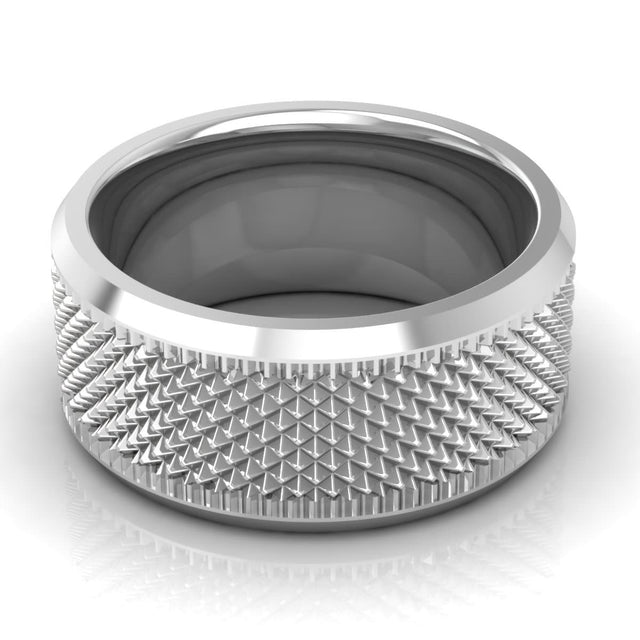 10.0 mm Plain Wedding Band in 14KT, 18KT & Platinum