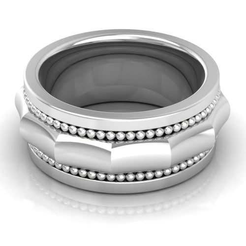 10.0 mm Plain Wedding Band in 14KT, 18KT & Platinum - Primestyle.com