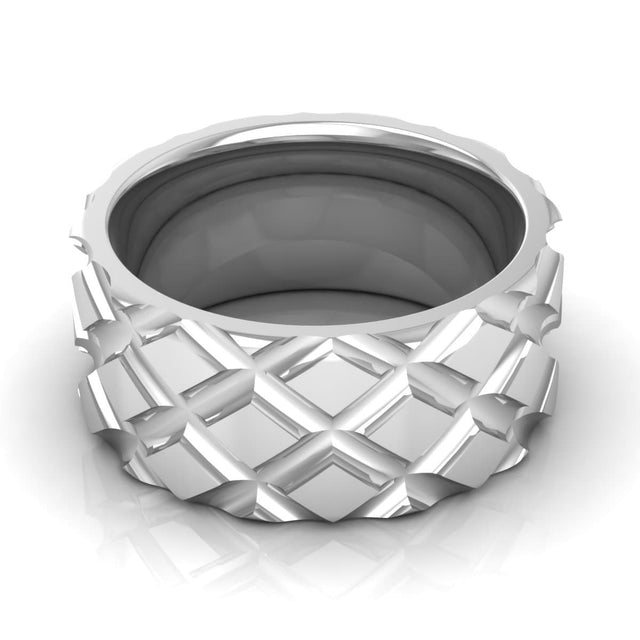 10.0 mm Plain Wedding Band in 14KT, 18KT & Platinum