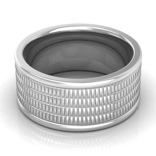 10.0 mm Plain Wedding Band in 14KT, 18KT & Platinum