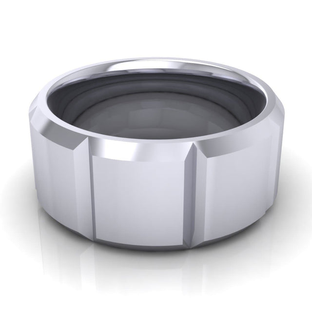 10.0 mm Plain Wedding Band in 14KT, 18KT & Platinum