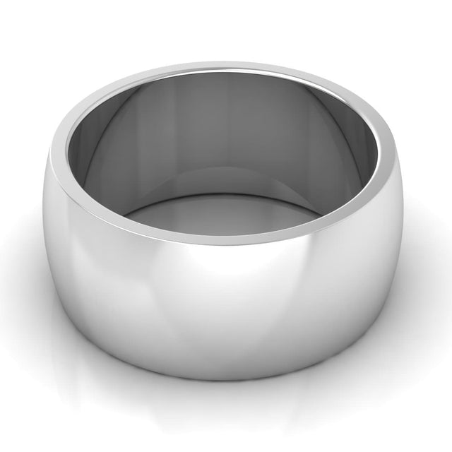10.0 mm Plain Wedding Band in 14KT, 18KT & Platinum