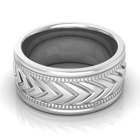 10.0 mm Plain Wedding Band in 14KT, 18KT & Platinum