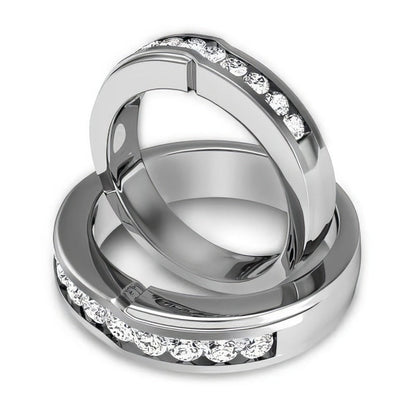 1.05 CT Round Cut Diamonds - Wedding Set - Primestyle.com
