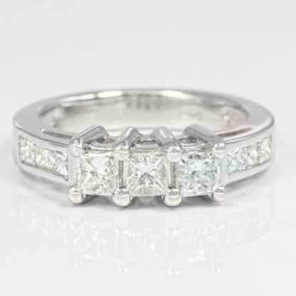 1.10 CT Princess Cut Diamonds - Wedding Band - Primestyle.com