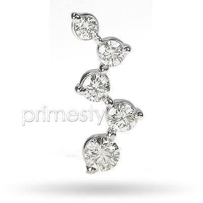 1.10 CT Round Cut Diamonds - Journey Pendant - Primestyle.com