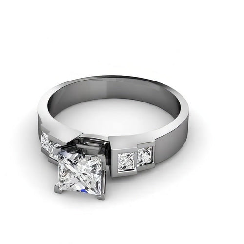 1.15-2.30 CT Princess Cut Diamonds - Engagement Ring - Primestyle.com
