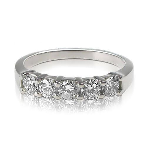1.15 CT Round Cut Diamonds - Wedding Band