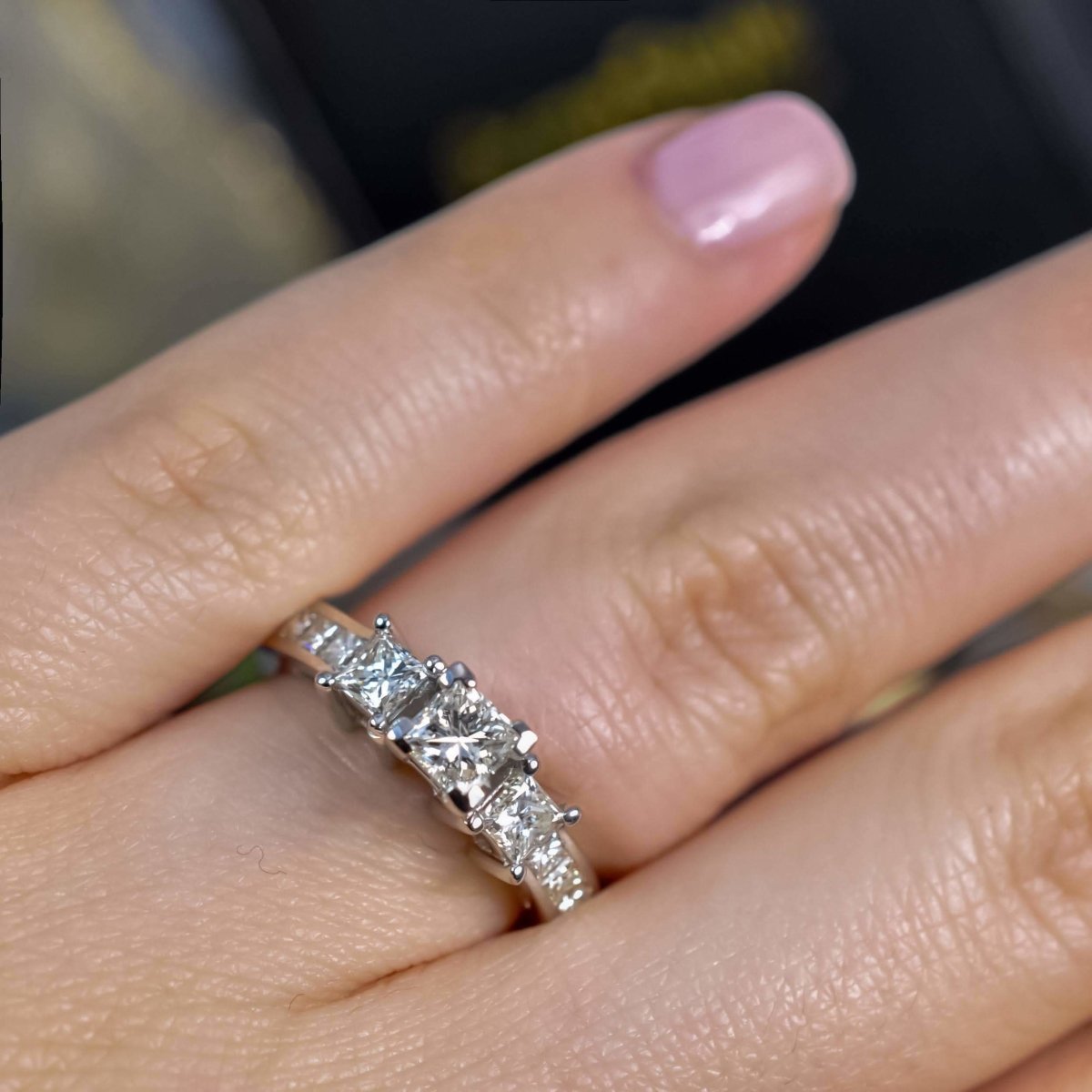 1.20-2.35 CT Princess Cut Diamonds - Engagement Ring - Primestyle.com